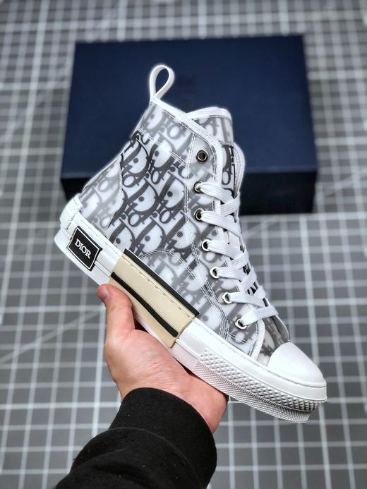 迪奥Dior Oblique Low Top Sneakers透明印花低帮板鞋 货号：3SN249YTI 商品图3