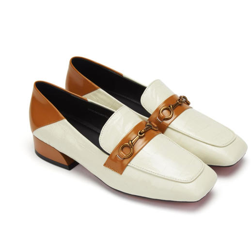 西村名物休闲舒适低跟乐福鞋女新款单鞋X29CM32461 商品图0