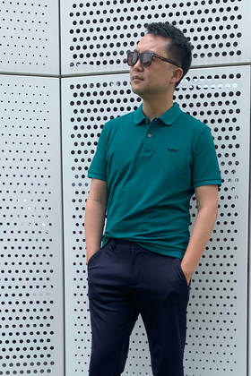 callisto墨绿色POLO衫 VPTSST0502