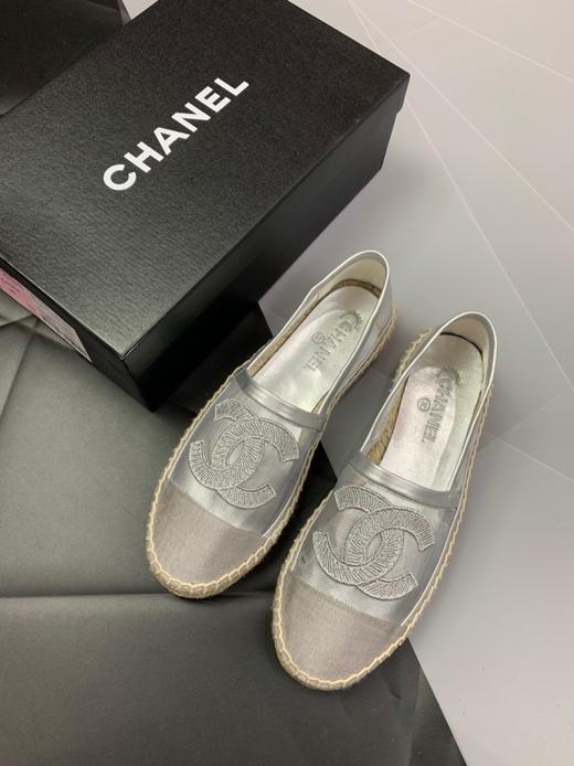 CHANEL ESPADRILLES 香奈儿 网纱 渔夫鞋万年长青款 各路美妞均能轻松驾驭 一鞋难求 🎉 尺码：35 36 37 38 39 商品图0
