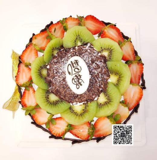 黑巧克力水果蛋糕（动物奶油） 商品图0