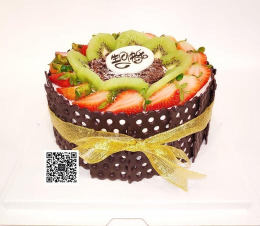 黑巧克力水果蛋糕（动物奶油） 商品图1