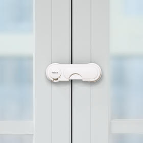 FASOLA儿童安全锁防护抽屉锁婴儿防夹手多功能宝宝防开冰箱柜子柜门锁扣