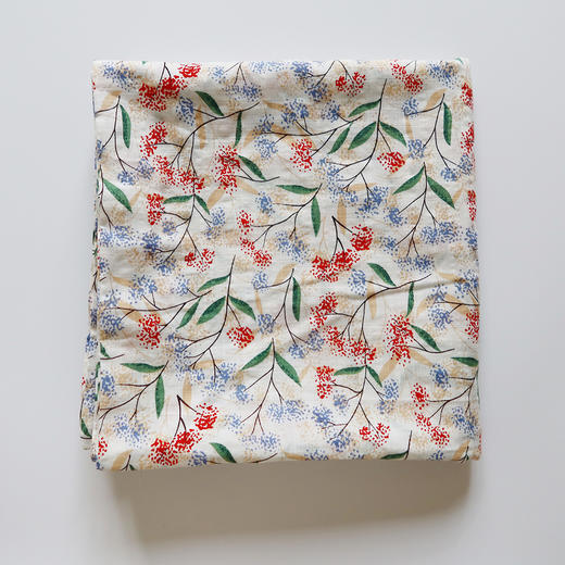 HUJI祤集薄款长围巾插画绣球一号 商品图3