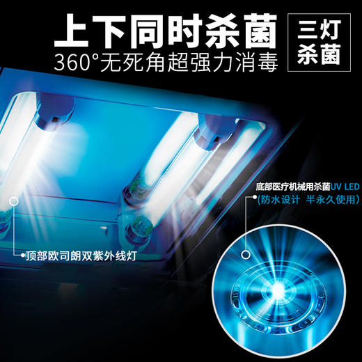 韩国原装进口cuchen酷晨婴儿奶瓶消毒器带烘干二合一紫外线消毒柜 商品图5