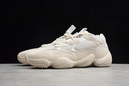 阿迪达斯-Adidas Yeezy Desert Rat椰子 500 大地色沙漠黄粉海盐米黄骨白碳灰黑紫罗兰米白白灰 商品图0