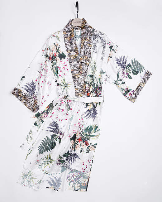 素雅竹林轻奢缎面家居服系列 商品图2