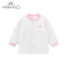 英氏-内衣类（冬）C9粉刺猬夹棉和袍 象牙白