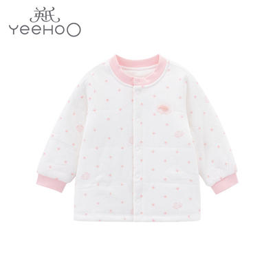 英氏-内衣类（冬）C9粉刺猬夹棉和袍 象牙白 商品图0