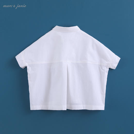 【打折】【中大童 3-10岁】马克珍妮夏装 女童宽版纯棉衬衫20359 商品图1