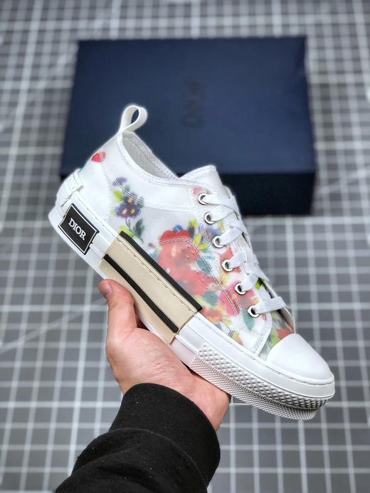 迪奥Dior Oblique Low Top Sneakers透明印花低帮板鞋 货号：3SN249YTI 商品图9