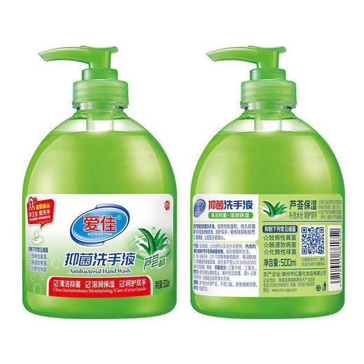爱佳抑菌洗手液500ml 商品图0