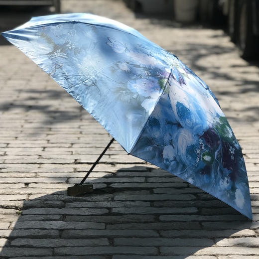 YOPOTA/优品堂“花香弄影”超轻防紫外线遮阳“羽毛”伞 商品图2