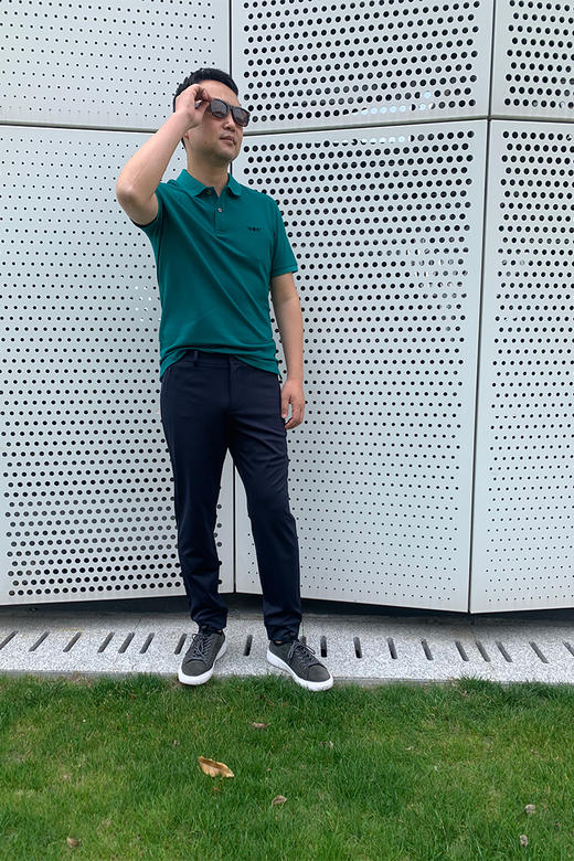 callisto墨绿色POLO衫 VPTSST0502 商品图1