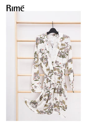 枫叶花背心睡裙睡袍58445/58444