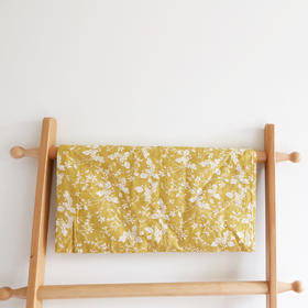 HUJI祤集薄款长围巾插画小花枝