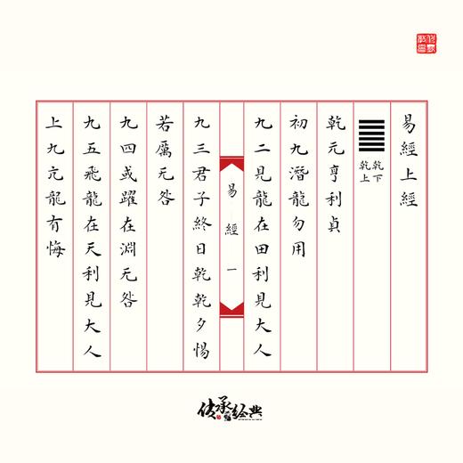 《易经》吴鸿清教授手抄国学经典书法系列-LT 商品图1