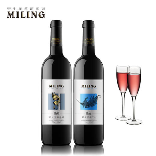 蓝百蓓野生蓝莓冰酒750ml/干酒750ml兴安岭迷岭野生蓝莓(都柿)酒 女士低度甜酒酿造水果酒 商品图2