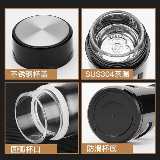 【防摔过滤茶杯】防摔玻璃杯水杯创意双层居家日用随手杯子 商品图3