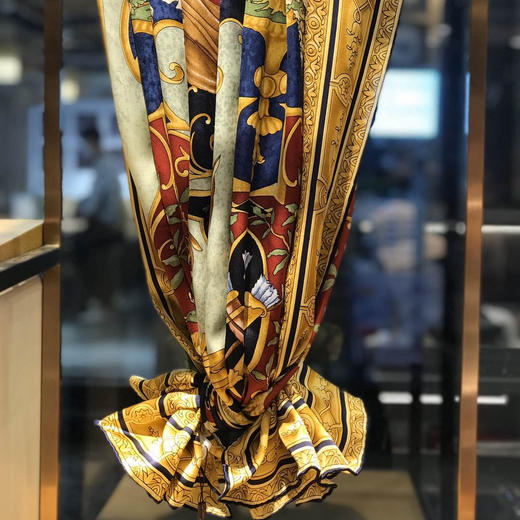 YOPOTA/优品堂“雍容华贵”重磅桑蚕丝，防紫外线，140大方巾丝巾 商品图7