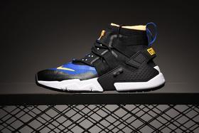 耐克华莱士高帮拉链NIKE AIR HUARACHE GRIPP 华莱士机能风运动跑鞋