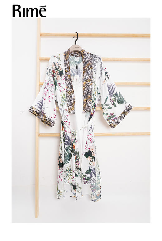 素雅竹林轻奢缎面家居服系列 商品图1