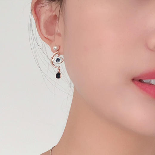 Swarovski 施华洛世奇 正品耳钉女恶魔之眼珍珠耳环耳饰 5425860 商品图2