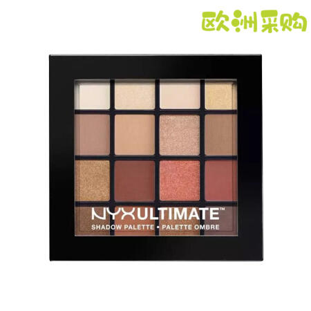 美国NYX 16色眼影盘 03 WARM NEUTRALS（无眼影刷）【香港直邮】 商品图0