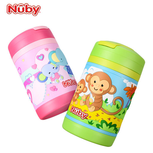 Nuby努比焖烧杯保温壶儿童宝宝保温杯不锈钢真空保温懒人饭锅简易便携焖粥 商品图4