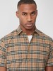 【二】BURBERRY 巴宝莉 男士短袖小格纹弹力棉衬衫 8020965 A7028 商品缩略图1