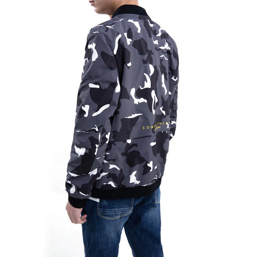 HX 秋季棒球领茄克衫外套S105930012101 商品图3