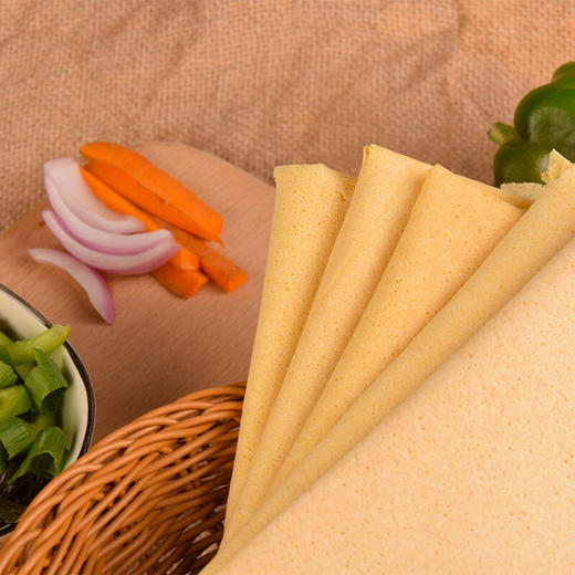 【手工摊制口感佳】手工煎饼500g/袋 传统工艺 香甜薄软 配大葱大酱 味道更香 小米 玉米 杂粮煎饼！ 商品图3