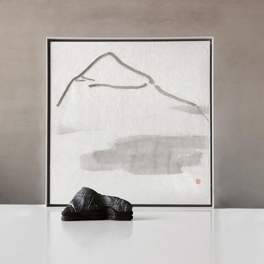 一石一画 - 雪  岭 -智吉水墨原作 商品图0