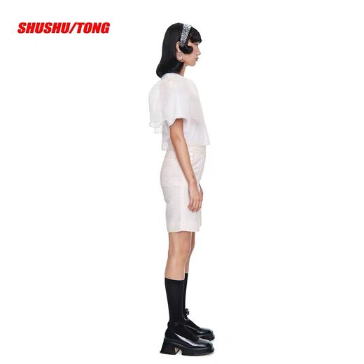 SHUSHU/TONG 泡泡袖硬纱上衣 ss20to17kkf204pk100 商品图3