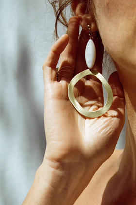 OKRA | Seashell Earrings LMF05 [耳环]