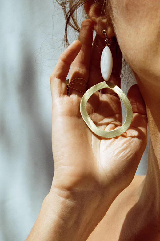 OKRA | Seashell Earrings LMF05 [耳环] 商品图0