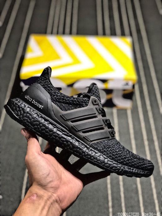 Adidas 阿迪达斯 爆米花 ub 跑鞋 Ultra Boost 3.0 “Black-White” 货号BA8842 尺码36-47 商品图2
