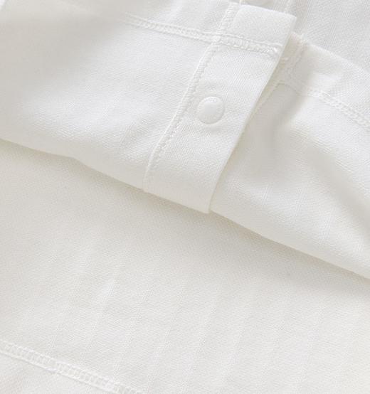 英氏家居内衣短袖套衣对襟竹纤维丝麻夏季10094109 商品图6