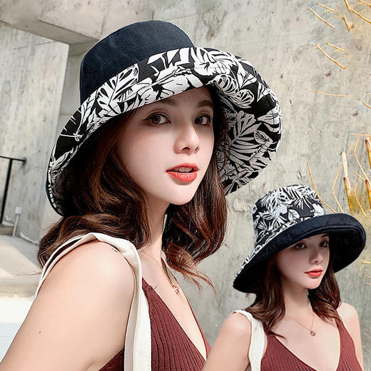 【双面戴渔夫遮阳帽】大帽檐双面戴遮阳帽可折叠太阳帽. 商品图7