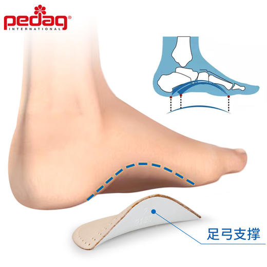 德国pedag牛皮足弓垫166 商品图0