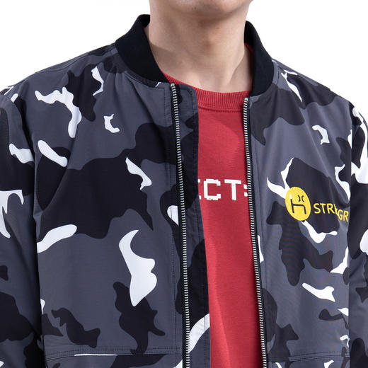 HX 秋季棒球领茄克衫外套S105930012101 商品图1