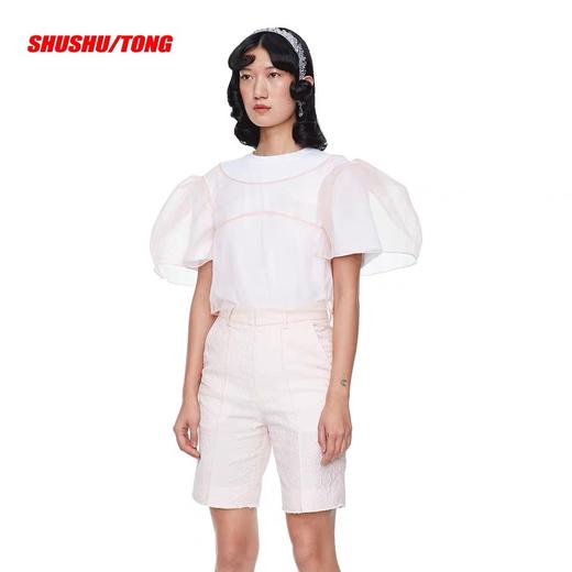 SHUSHU/TONG 泡泡袖硬纱上衣 ss20to17kkf204pk100 商品图2