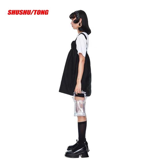 SHUSHU TONG 2020春夏新款树脂3D打印浮雕手柄包包透明手提方包女 ss20ac11pvc001ts100 商品图3