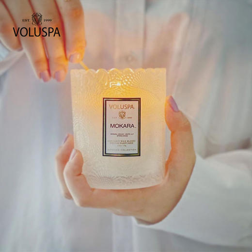 Voluspa香氛礼盒 好莱坞御用浮雕蕾丝杯蜡烛  新年圣诞情人节企业客户精选礼品 商品图3