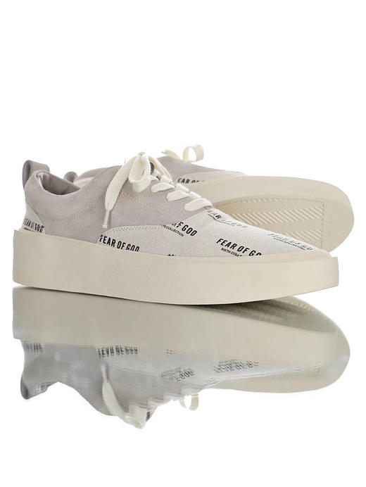 奢侈潮品 敬畏上帝Fear Of God 101 Low Top Sneaker平底低帮百搭休闲增高板鞋 尺码：39-46 商品图1