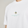 墨麦客男装夏季新款圆领动物刺绣短袖t恤男士白色纯棉体恤衫7367 商品缩略图1