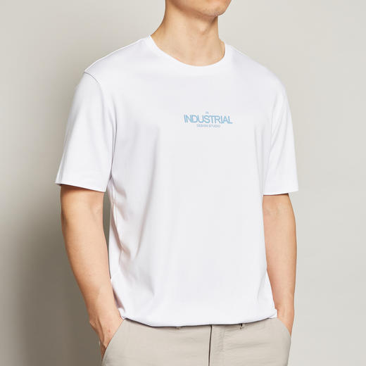 墨麦客男装2020夏季新款圆领短袖t恤男士字母印花纯棉体恤衫7368 商品图0
