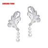 SHUSHU TONG x YVMIN尤目 3D打印透明浪花珍珠浮雕耳钉耳环女配饰 ss20ac06pla001ts100 商品缩略图0