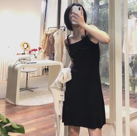 SHUSHU/TONG 针织吊带连衣裙 ss20dr11ct001ba100