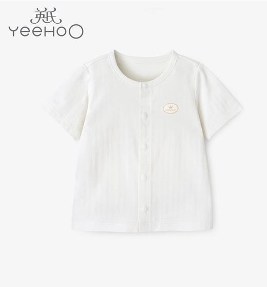 英氏家居内衣短袖套衣对襟竹纤维丝麻夏季10094109 商品图1